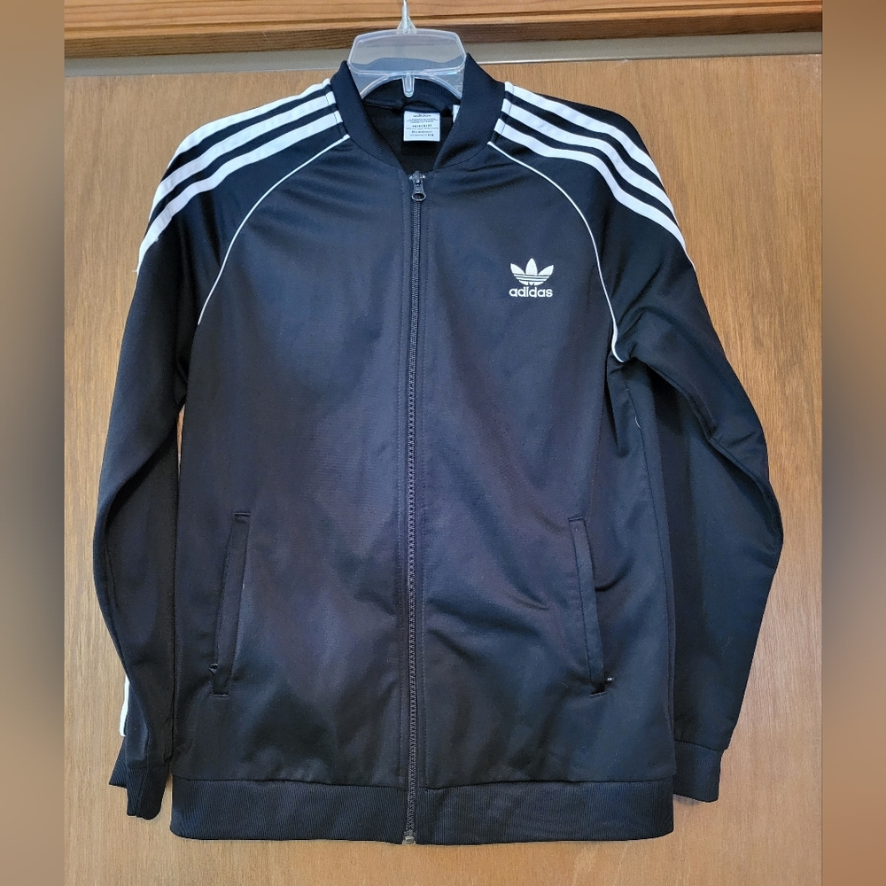 Adidas Youth XL Black and White Jacket